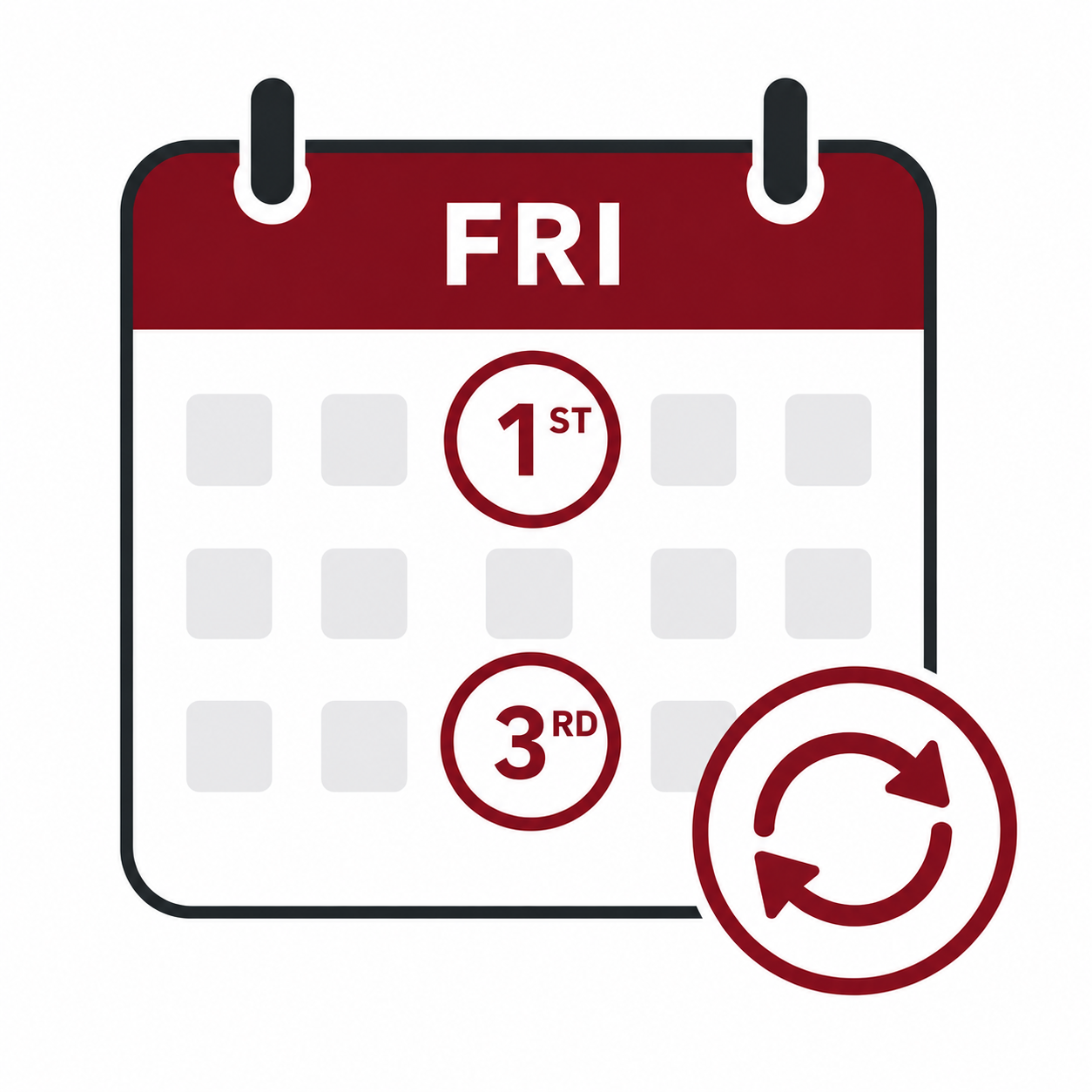 1st-3rd Fri Icon